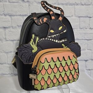 Loungefly Nightmare Before Christmas Harlequin Demon Disney Mini Backpack Bag